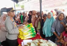 Gerakan Pangan Murah Serentak Hadir di Pasar Tikke, Masyarakat Rasakan Berkah Dirgahayu RI ke-80