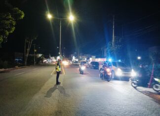 Blue Light Patroli Satlantas Polres Pasangkayu Wujudkan Kehadiran Polri Di Tengah Masyarakat