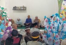 Bhabinkamtibmas Polsek Bambalamotu Ajak Warga Jaga Kamtibmas di Peringatan Maulid Nabi Muhammad SAW