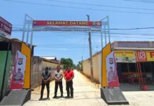 Gotong Royong Wujudkan Kampung Ketahanan Pangan, Polsek Pasangkayu Pantau Kerja Bakti Warga Pajalele