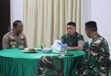 Kapolres Pasangkayu Hadiri Silaturahmi Pangdam XXIII/Palaka Wira di Kodim 1427 Pasangkayu
