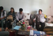 Bhabinkamtibmas Sambangi SMA Negeri 1 Bulutaba, Siswa Di Himbau Jaga Kamtibmas