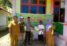 Polri Hadir untuk Rakyat: Gerakan Pangan Murah di Kelurahan Bambalamotu