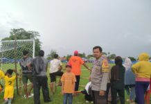 Pertandingan Beringin Cup I Berlangsung Kondusif Berkat Pengamanan Polsek Sarudu