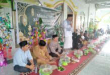 Polsek Sarudu Bersama Warga Peringati Maulid Nabi Muhammad SAW 1447 H di Desa Tirtabuana