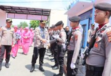 Kunker ke Polres Pasangkayu, Kapolda Sulbar Disambut Jajar Kehormatan