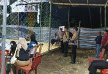 Polsek Pasangkayu Amankan Turnamen Volly Anha Jaya Cup I, Tekankan Sportifitas dan Kamtibmas