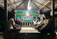 Bhabinkamtibmas Bambalamotu Ajak Warga Aktif di Pos Ronda, Cegah Gangguan Kamtibmas di Malam Hari