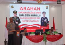 Kapolda Sulbar Tekankan Nilai “Rastra Sewakottama”, Dorong Polres Pasangkayu Jadi Polisi Pelayan Masyarakat Sejati