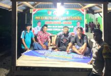 Bhabinkamtibmas Polsek Bambalamotu Lakukan Pemantauan Pos Ronda, Dorong Warga Aktif Jaga Kamtibmas Malam Hari