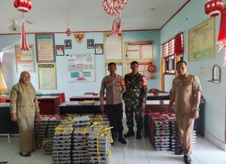 Polsek Bambalamotu Laksanakan Pengawasan Program Makanan Bergizi (MBG) di Sekolah-Sekolah
