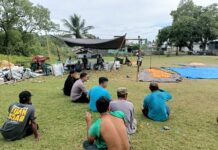 Bhabinkamtibmas Polsek Bambalamotu Panen Jagung Bersama Warga di Desa Randomayang