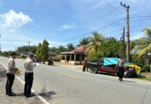 Sat Lantas Polres Pasangkayu Sigap Tangani Laka Lantas Maut di Jalan Trans Sulawesi, Satu Pengendara Meninggal Dunia