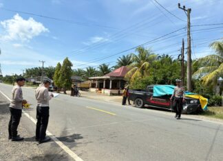 Sat Lantas Polres Pasangkayu Sigap Tangani Laka Lantas Maut di Jalan Trans Sulawesi, Satu Pengendara Meninggal Dunia