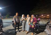 Polsek Pasangkayu Gelar Patroli Blue Light, Cegah Gangguan Kamtibmas di Malam Hari