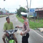 Sat Lantas Polres Pasangkayu Gelar Himbauan dan Edukasi di Kawasan Tertib Lalu Lintas