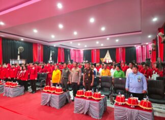 Kapolres Pasangkayu Hadiri Konferda dan Konfercab Serentak PDI Perjuangan Provinsi Sulawesi Barat
