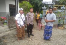 Bhabinkamtibmas Polsek Sarudu Ajak Warga Aktif Laporkan Potensi Gangguan Kamtibmas dan Bencana Alam