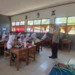Polsek Baras Intensif Pantau Program Makanan Bergizi Gratis di Sekolah-Sekolah Sarudu