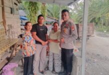 Wujud Kepedulian Polri, Bhabinkamtibmas Polsek Baras Sambangi Warga dan Sampaikan Himbauan Kamtibmas