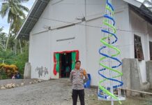 Bhabinkamtibmas Hadir Amankan Ibadah Kesucian di Gereja Bala Keselamatan Desa Kalola