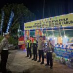 Apel Malam Ops Lilin Marannu 2025, Pos Pam Terpadu Bundaran Smart Polres Pasangkayu Tingkatkan Kesiapsiagaan Personel