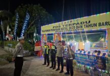 Apel Malam Ops Lilin Marannu 2025, Pos Pam Terpadu Bundaran Smart Polres Pasangkayu Tingkatkan Kesiapsiagaan Personel