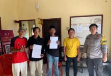 Bhabinkamtibmas Polsek Bambalamotu Berhasil Mediasi Warga yang Berselisih, Konflik Sawit Berakhir Damai