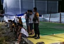 Bhabinkamtibmas Pasangkayu Amankan Pembukaan Turnamen Volly Mila Syam Cup I di Makmur Jaya”