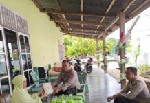 Polres Pasangkayu Beri Santunan kepada Keluarga Anggota yang Meninggal Dunia