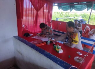 Pastikan Kesiapan Pengamanan Nataru, Kabag Ops Polres Pasangkayu Tinjau Pos Pam dan Pos Terpadu Ops Lilin Marano 2025