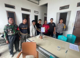 Polsek Baras Fasilitasi Audiensi Aliansi Masyarakat Bambakoro dengan PT Abadi Dua Putri