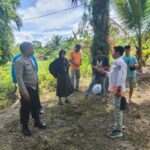 Bhabinkamtibmas Polsek Baras Hadirkan Solusi Damai, Sengketa Batas Tanah di Desa Lilimori Berakhir Musyawarah