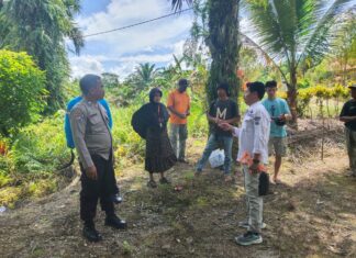 Bhabinkamtibmas Polsek Baras Hadirkan Solusi Damai, Sengketa Batas Tanah di Desa Lilimori Berakhir Musyawarah