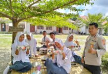 Polsek Sarudu Intensif Pantau Program Makan Bergizi SPPG Yayasan Insan Sehat Lestari di Duripoku.