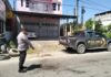 Polsek Sarudu Tangani Laka Lantas R2 vs R4 di Jalan Trans Sulawesi Barat