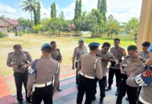 Gaktiblin Bidpropam Polda Sulbar di Polsek Sarudu, Tegakkan Disiplin dan Profesionalisme Personel