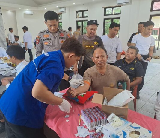 Sidokkes Polres Pasangkayu Bersama Biddokkes Polda Sulbar Gelar Rikkes Berkala dan Penyuluhan Kesehatan Personel TA 2026