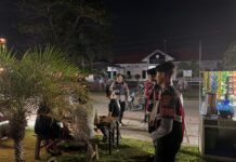 Patroli Malam Sat Samapta Polres Pasangkayu Jaga Kamtibmas di Malam Minggu