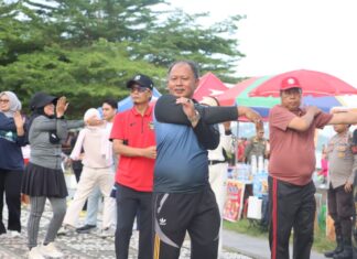 Car Free Day Pasangkayu, Wakapolres Hadir Bersama Forkopimda dan Masyarakat