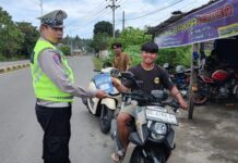 Satgas Preemtif Polres Pasangkayu Intensifkan Edukasi Lalu Lintas dalam Ops Keselamatan Marano 2026