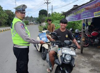 Satgas Preemtif Polres Pasangkayu Intensifkan Edukasi Lalu Lintas dalam Ops Keselamatan Marano 2026