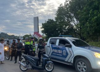 Patroli Subuh Gabungan Sat Lantas dan Sat Samapta Polres Pasangkayu, Pastikan Ramadhan Aman dan Lalu Lintas Lancar