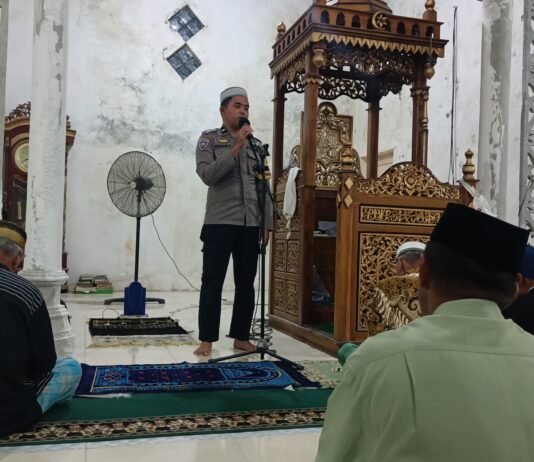 Usai Tarawih, Bhabinkamtibmas Bambalamotu Ajak Warga Tolak Balap Liar dan Petasan