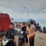 Respon Cepat Laporan Warga, Polsek Bambalamotu Dan Polsek Pasangkayu Patroli Bersama Antisipasi Aksi Balap Liar.
