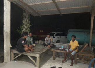 Bhabinkamtibmas Polsek Pasangkayu Intensifkan Ronda Malam Ramadan, Perkuat Sinergi dan Jaga Kamtibmas Tetap Kondusif