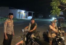 Subuh Ramadhan, Bhabinkamtibmas Polsek Pasangkayu Himbau Pemuda Tikke Raya Stop Balapan Liar