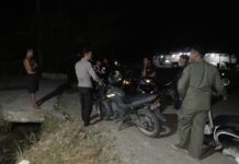 Patroli Malam Ramadan, Bhabinkamtibmas Polsek Pasangkayu Himbau Remaja Cegah Balap Liar