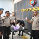Komitmen Bersih Narkoba, PJU Polres Pasangkayu Jalani Tes Urine, Hasilnya Negatif
