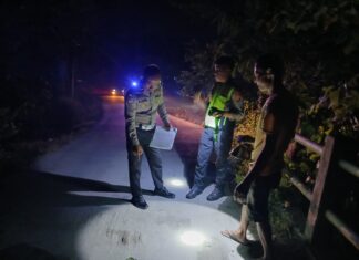 Unit Gakkum Sat Lantas Polres Pasangkayu Tangani Laka Lantas di Tikke Raya, Satu Korban Meninggal Dunia